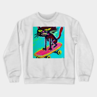 cat Crewneck Sweatshirt